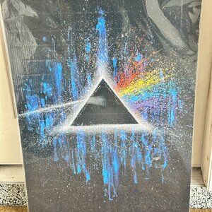 Vtg 2015 Pink Floyd Dark Side Of The Moon Poster Prism